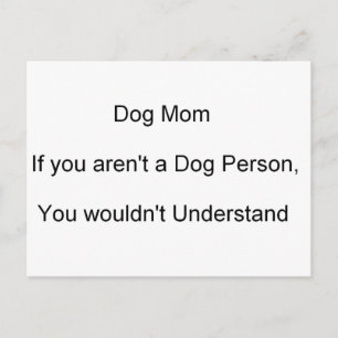 Postal Día de la madre del perro