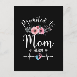 Postal Día de la Madre Divertido con Floral 2024