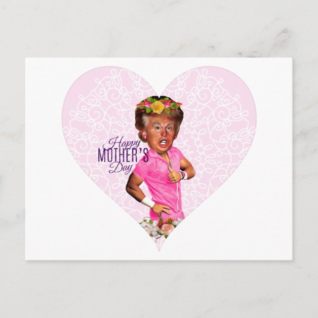 Postal Día de la Madre donald trump (Anverso)