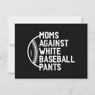 Postal Día de la Madre Juego de Madres contra el Béisbol 