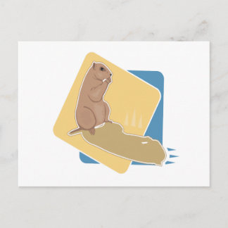 Postal Día de la Marmota