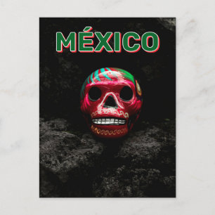 Postal Día De La Muerte En México