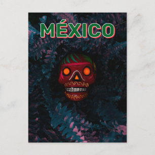 Postal Día De La Muerte En México