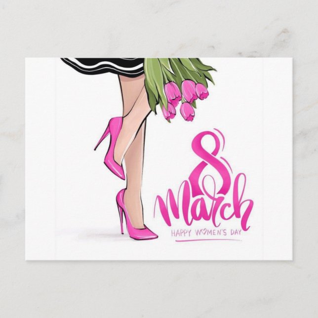 Postal día de la mujer (Anverso)