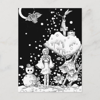 Postal Día de la nieve