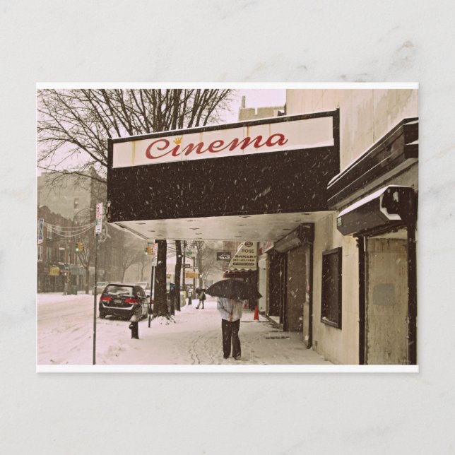 Postal Día De La Nieve En El Cine (Anverso)
