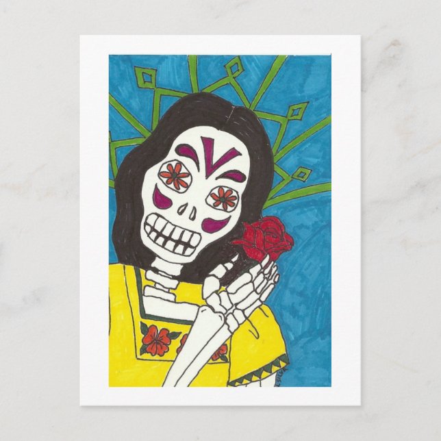 Postal Día de la Rosa (Anverso)