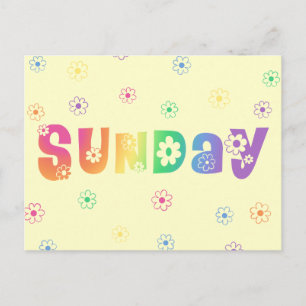 Postal Dia De La Semana El Domingo