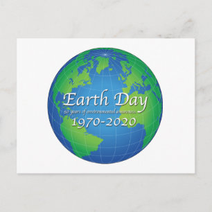 Postal Día de la Tierra 50 Aniversario de 2020