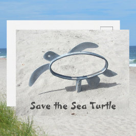 Postal Día de la Tierra de la Tortuga del Mar