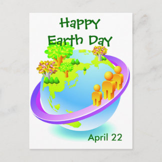 Postal Día de la Tierra todos los días