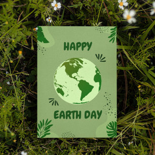 Postal Día de la Tierra Verde