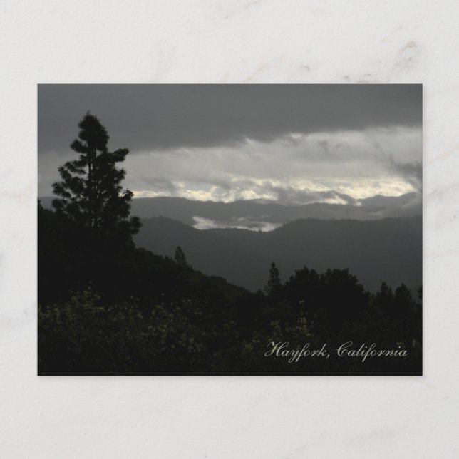 Postal Día de la tormenta... (Anverso)