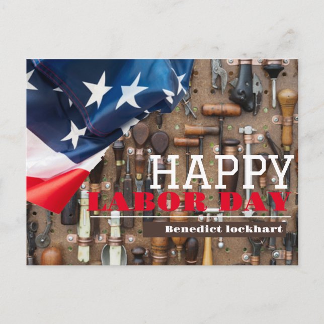 Postal Día de la Unidad de Trabajadores Solidarios con ba (Anverso)