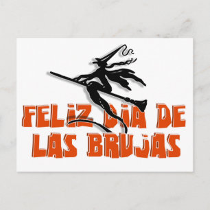 Postal Dia de Las Brujas