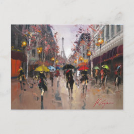 Postal Día de las Lluvias en París