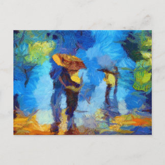 Postal Día de las Lluvias en París