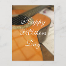 Día de las Madres Guitarra Simple y Elegante