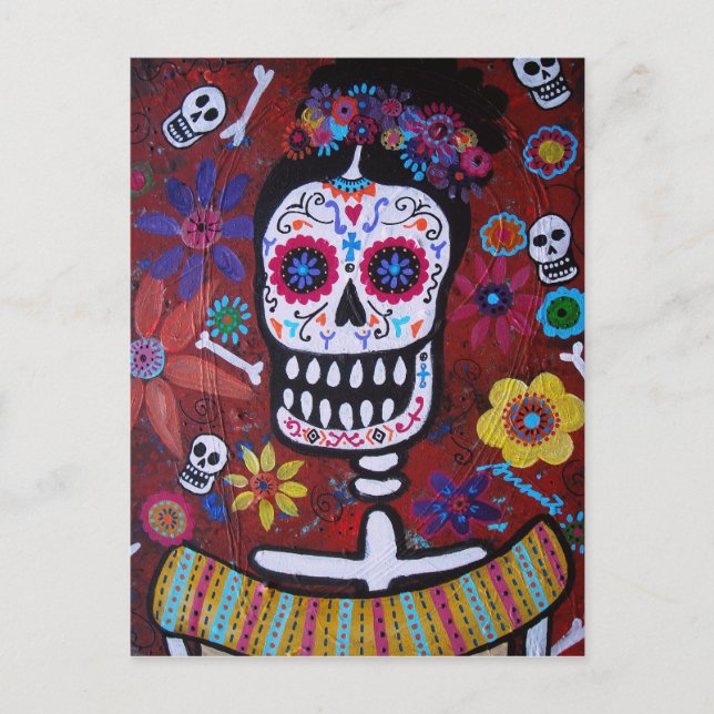 POSTAL DÍA DE LAS POSTCARDS MUERTAS (Anverso)