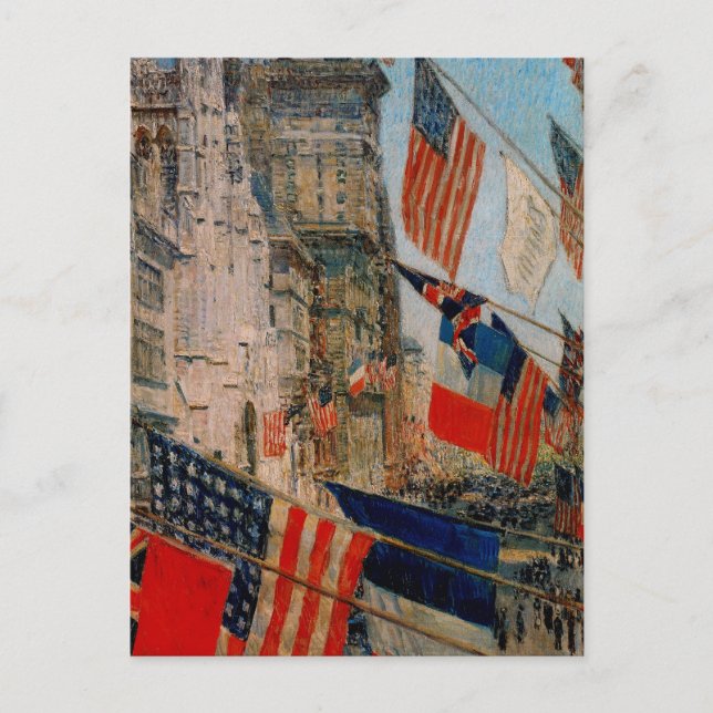 Postal Día de los Aliados, mayo de 1917 (Anverso)