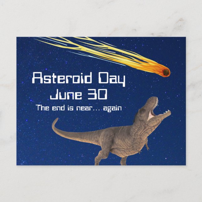 Postal Día de los Asteroides 30 de junio (Anverso)