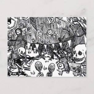 Postal Día de los Muertos