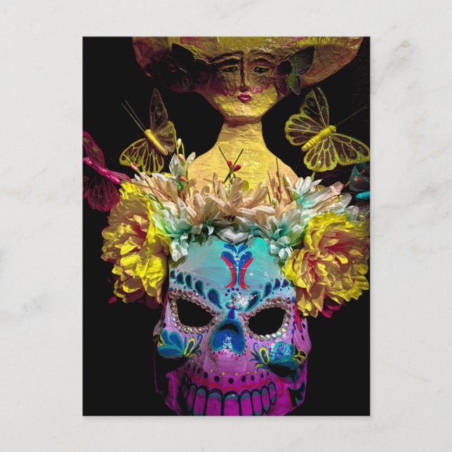 Postal Día de los Muertos (Anverso)