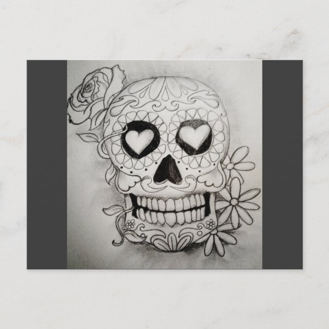 Postal Día de los muertos (Anverso)