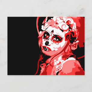 Postal dia de los muertos