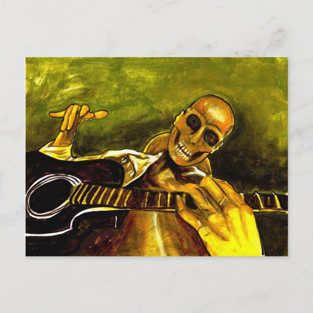 Postal día de los muertos/dia de los muertos (Anverso)