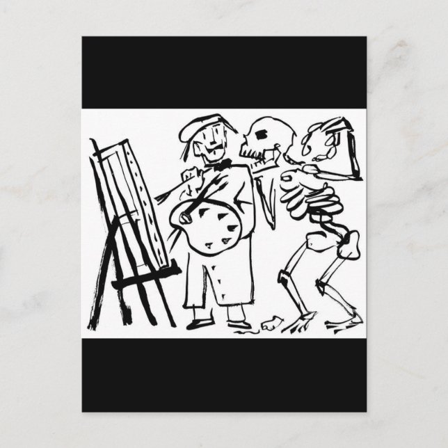 Postal Día de los Muertos, México. Circa 1951 (Anverso)