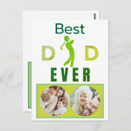 Postal Día de los Padres, el mejor padre moderno del golf