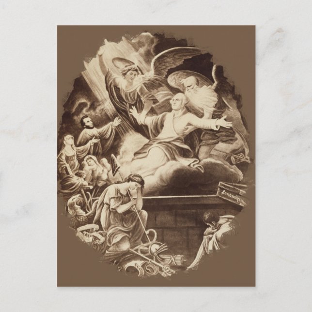 Postal Día de los Presidentes Washington y Lincoln (Anverso)