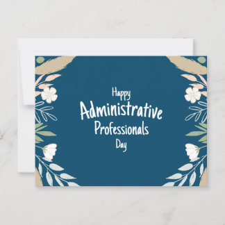 Postal Día de los Profesionales Administrativos