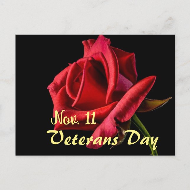 Postal Día de los Veteranos (Anverso)