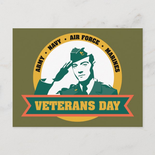 Postal Día de los Veteranos (Anverso)