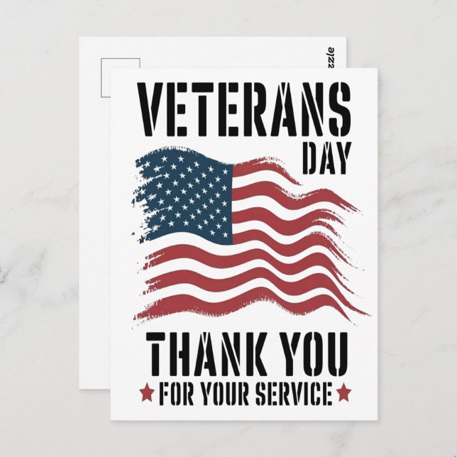 Postal Día de los Veteranos, Día de los Veteranos 2025, D (Anverso / Reverso)