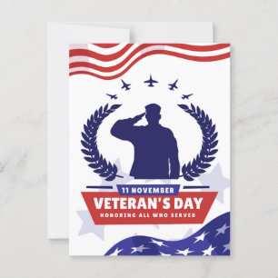 Postal Día de los Veteranos - Honrando a todos los que si