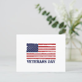 Postal Día de los Veteranos y código Morse