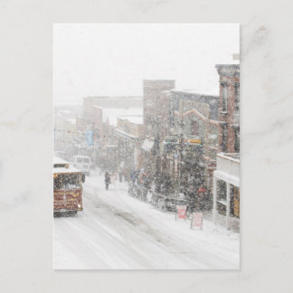 Postal día de nieve