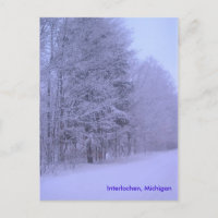 día de nieve, Interlochen, Michigan