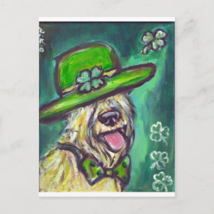 Postal día de paddys señor trigo