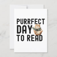 Día De Perfección Para Leer Cita De Gato Bookworm