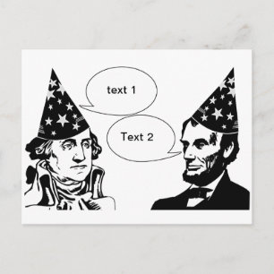 Postal Día de Presidentes Felices