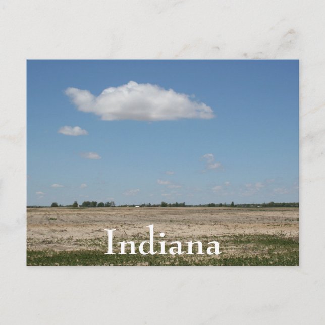 Postal Día de Primavera de Indiana (Anverso)