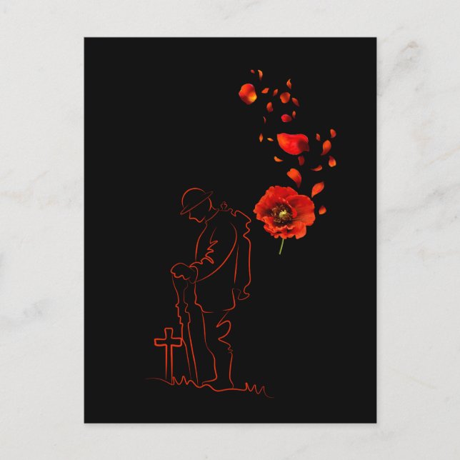 Postal Día de recuerdo para no olvidar a Canadá (Anverso)