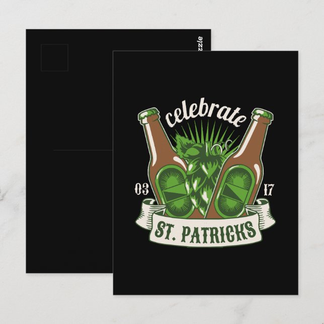 Postal Día de San Patricio (Anverso / Reverso)