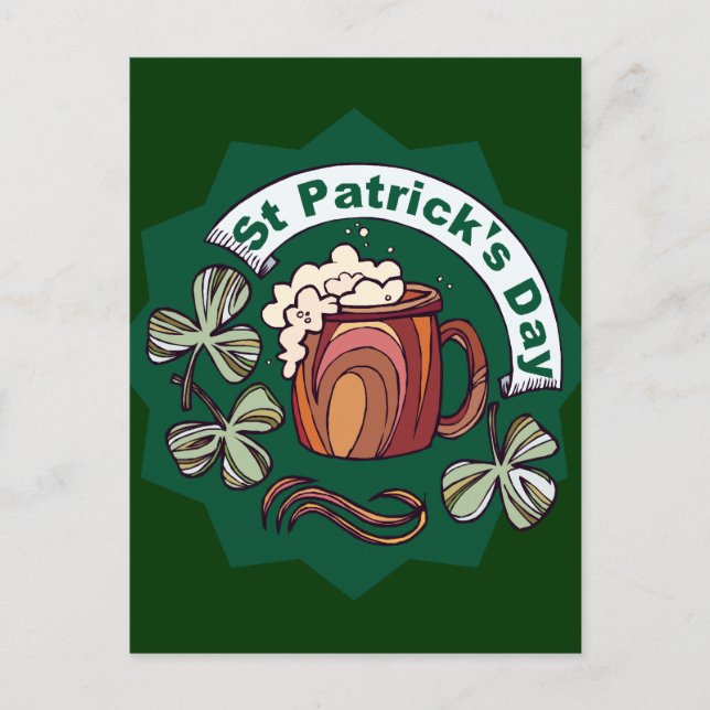 Postal Día de San Patricio (Anverso)
