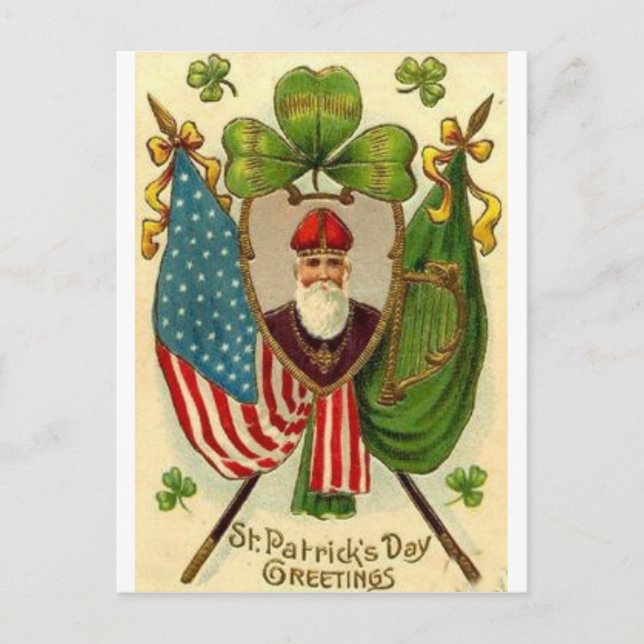 Postal Día de San Patricio (Anverso)