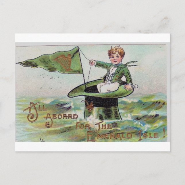 Postal Día de San Patricio (Anverso)